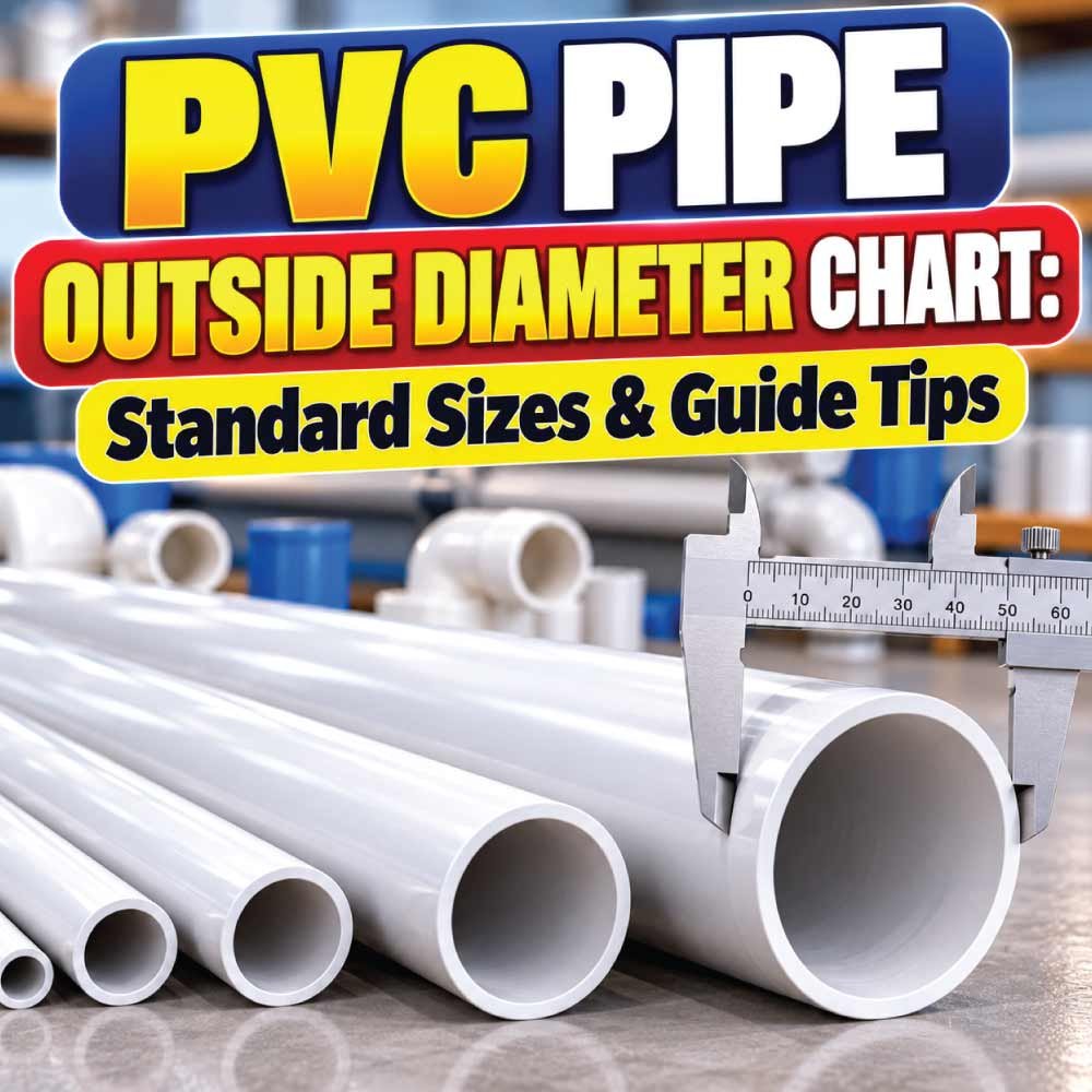 PVC Pipe Outside Diameter Chart