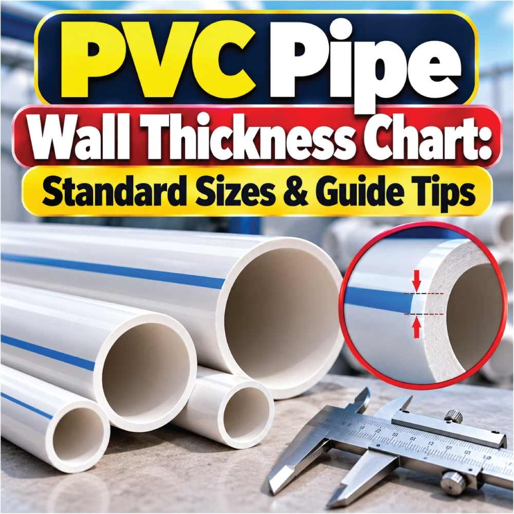 PVC Pipe Wall Thickness Chart
