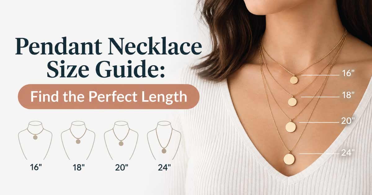 Pendant Necklace Size Chart