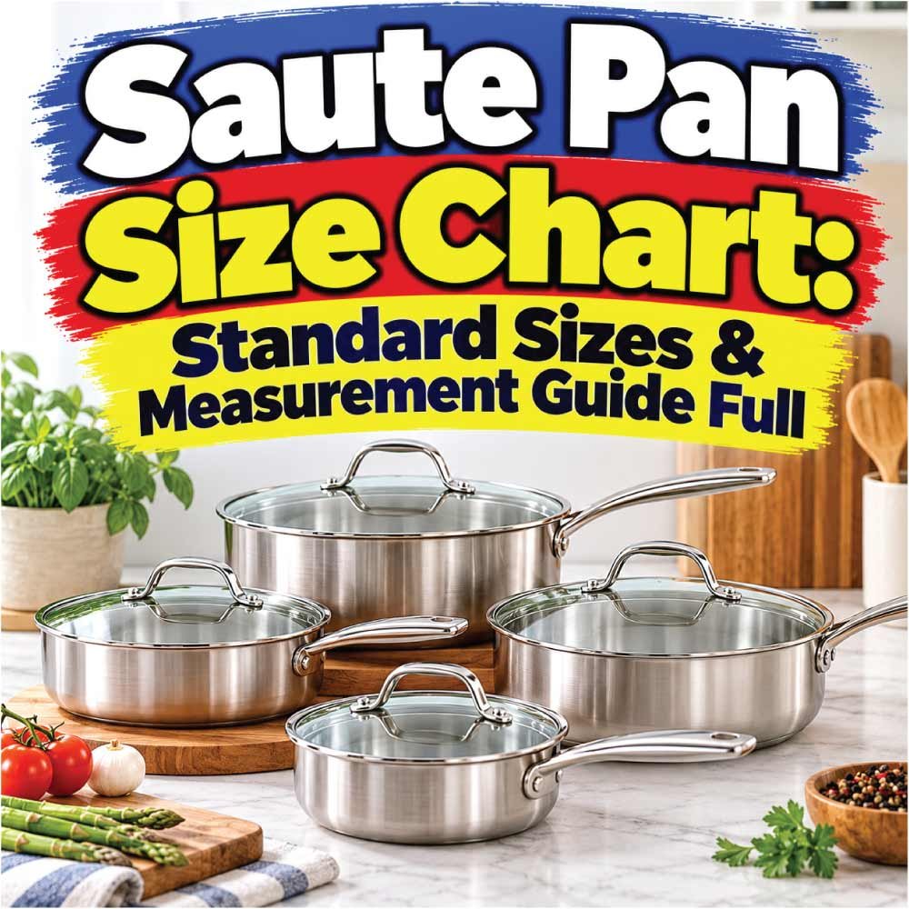 Saute Pan Size Chart