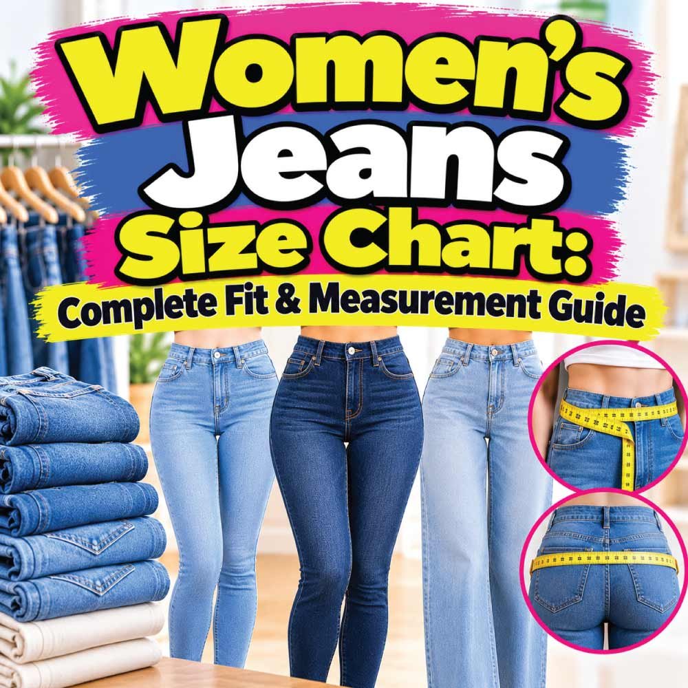 Womens Jeans Size Chart