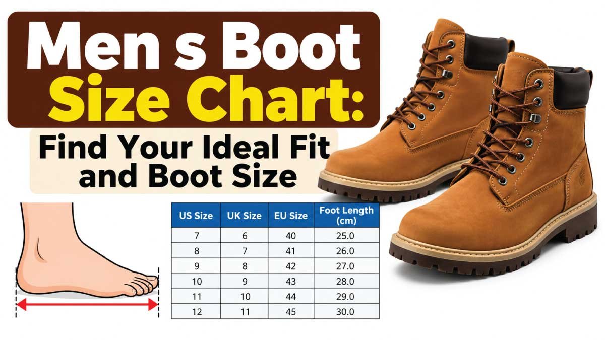 Men s Boot Size Chart