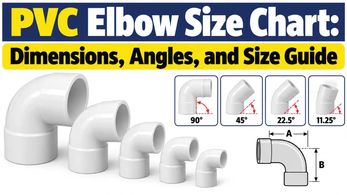 PVC Elbow Size Chart