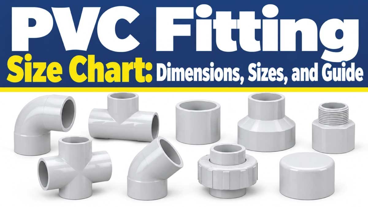 PVC Fitting Size Chart