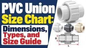 PVC Union Size Chart: Dimensions, Types, and Size Guide - Size Helper