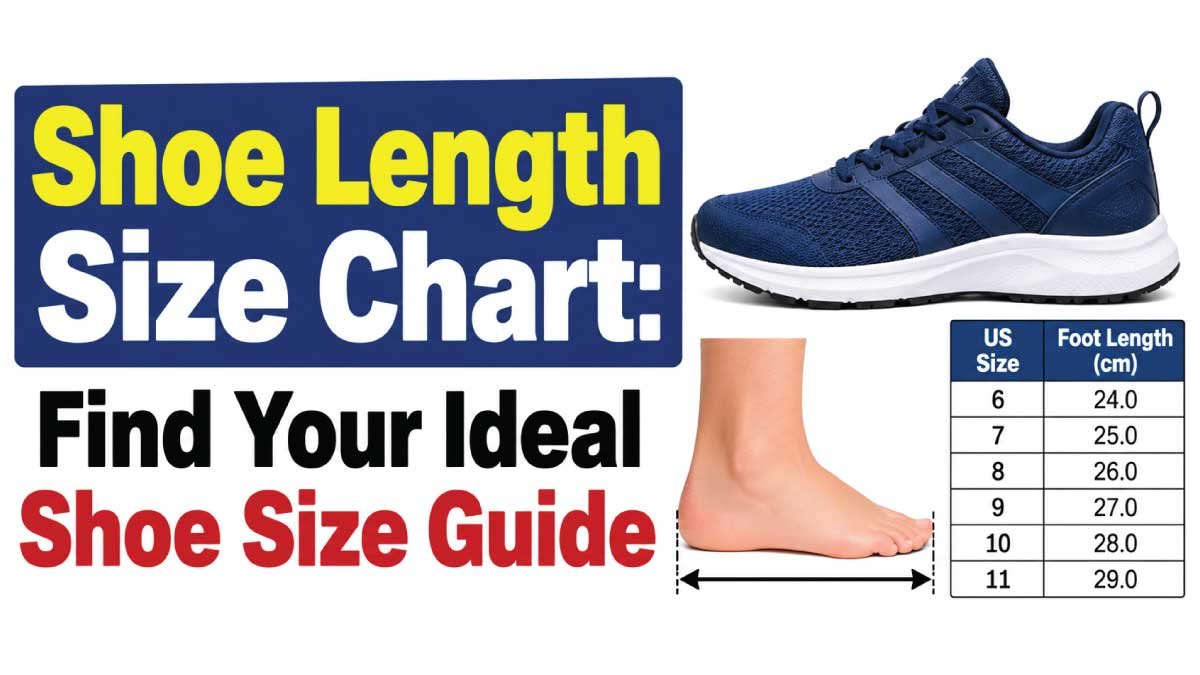 Shoe Length Size Chart